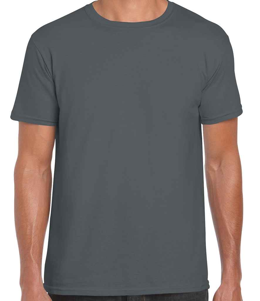 Gildan SoftStyle Ringspun T-Shirt - (2nd Colours) in Charcoal by Gildan — Custom branded clothing by Print Press, featuring premium embroidery produced in our specialist print lab in the UK.