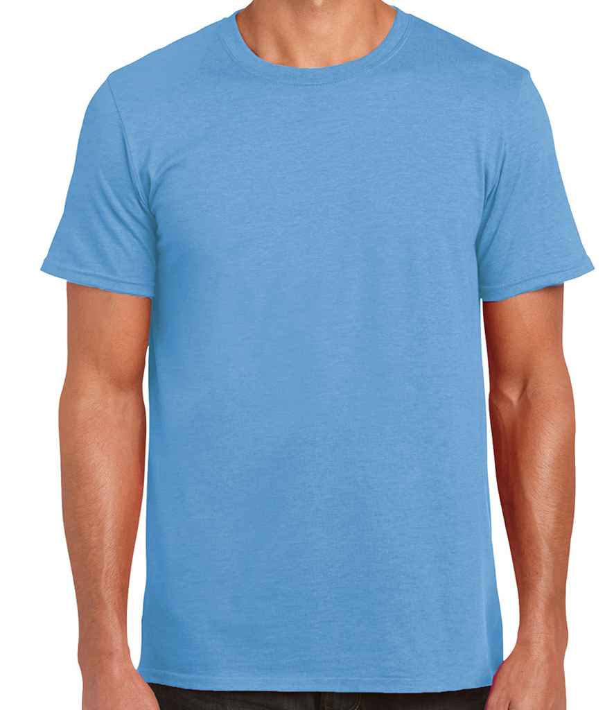 Gildan SoftStyle Ringspun T-Shirt - (2nd Colours) in Carolina Blue by Gildan — Custom branded clothing by Print Press, featuring premium embroidery produced in our specialist print lab in the UK.