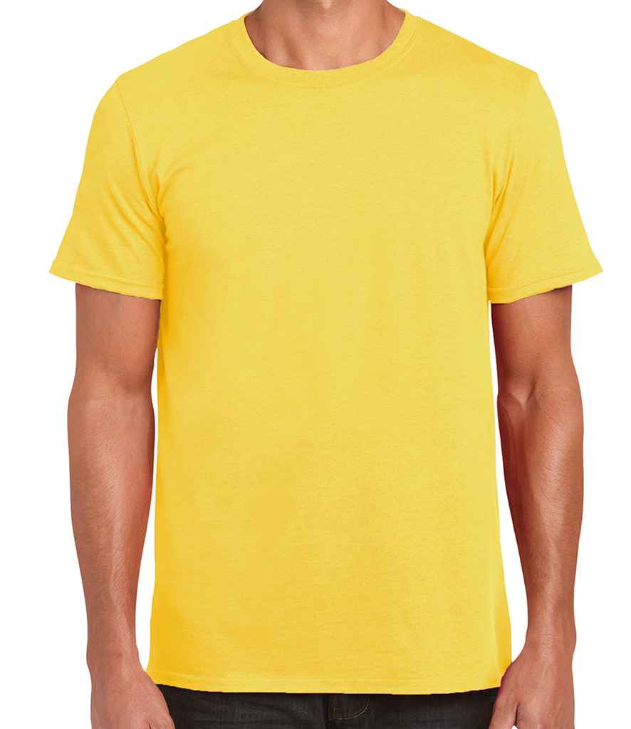 Gildan SoftStyle Ringspun T-Shirt - (2nd Colours) in Daisy by Gildan — Custom branded clothing by Print Press, featuring premium embroidery produced in our specialist print lab in the UK.