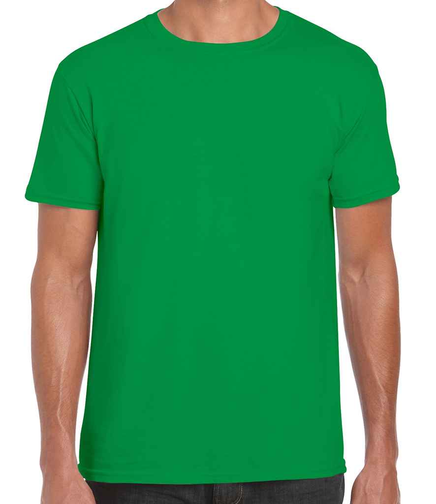 Gildan SoftStyle Ringspun T-Shirt - (2nd Colours) in Irish Green by Gildan — Custom branded clothing by Print Press, featuring premium embroidery produced in our specialist print lab in the UK.