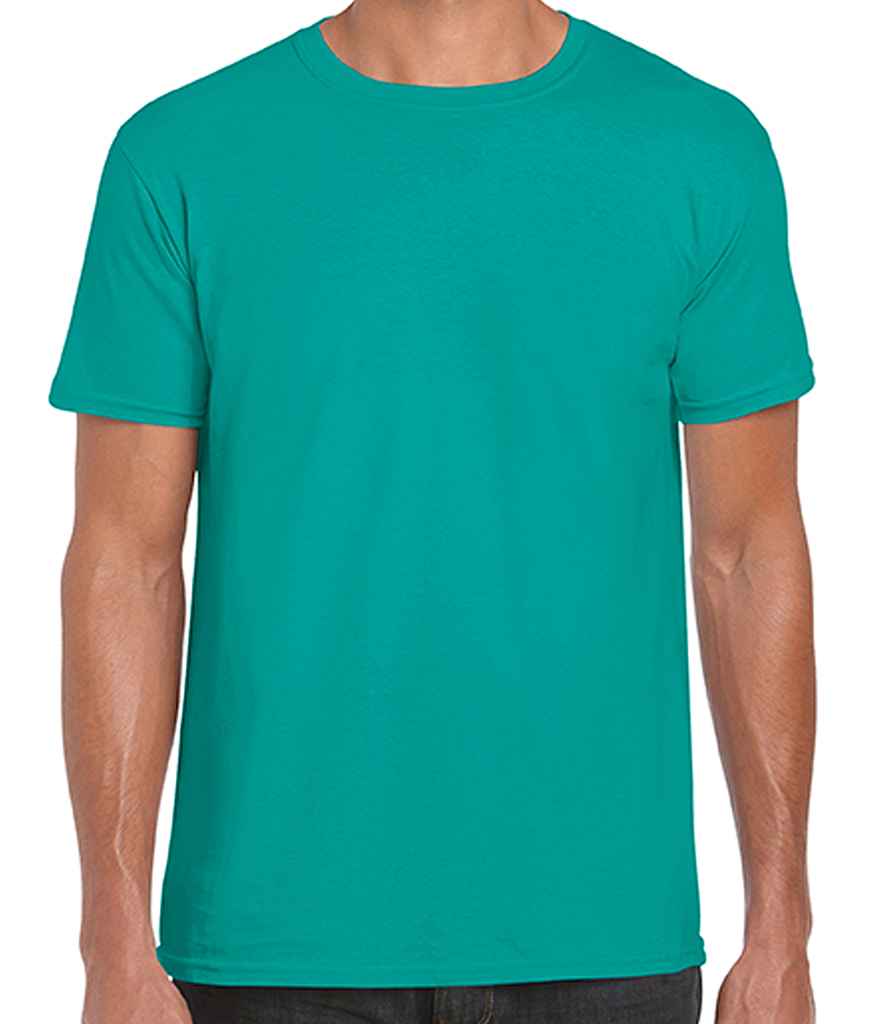 Gildan SoftStyle Ringspun T-Shirt - (2nd Colours) in Jade Dome by Gildan — Custom branded clothing by Print Press, featuring premium embroidery produced in our specialist print lab in the UK.