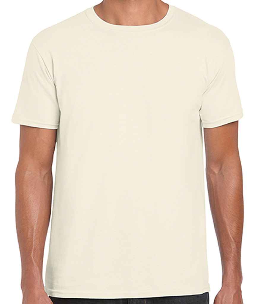 Gildan SoftStyle Ringspun T-Shirt in Natural by Gildan — Custom branded clothing by Print Press, featuring premium embroidery produced in our specialist print lab in the UK.