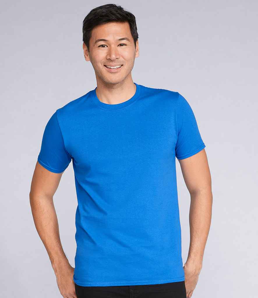 Gildan SoftStyle Ringspun T-Shirt in Royal Blue by Gildan — Custom branded clothing by Print Press, featuring premium embroidery produced in our specialist print lab in the UK.