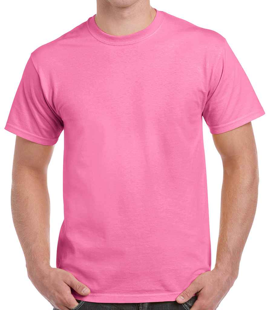 Gildan Ultra Cotton T-Shirt - (3rd Colours) in Azalea by Gildan — Custom branded clothing by Print Press, featuring premium embroidery produced in our specialist print lab in the UK.