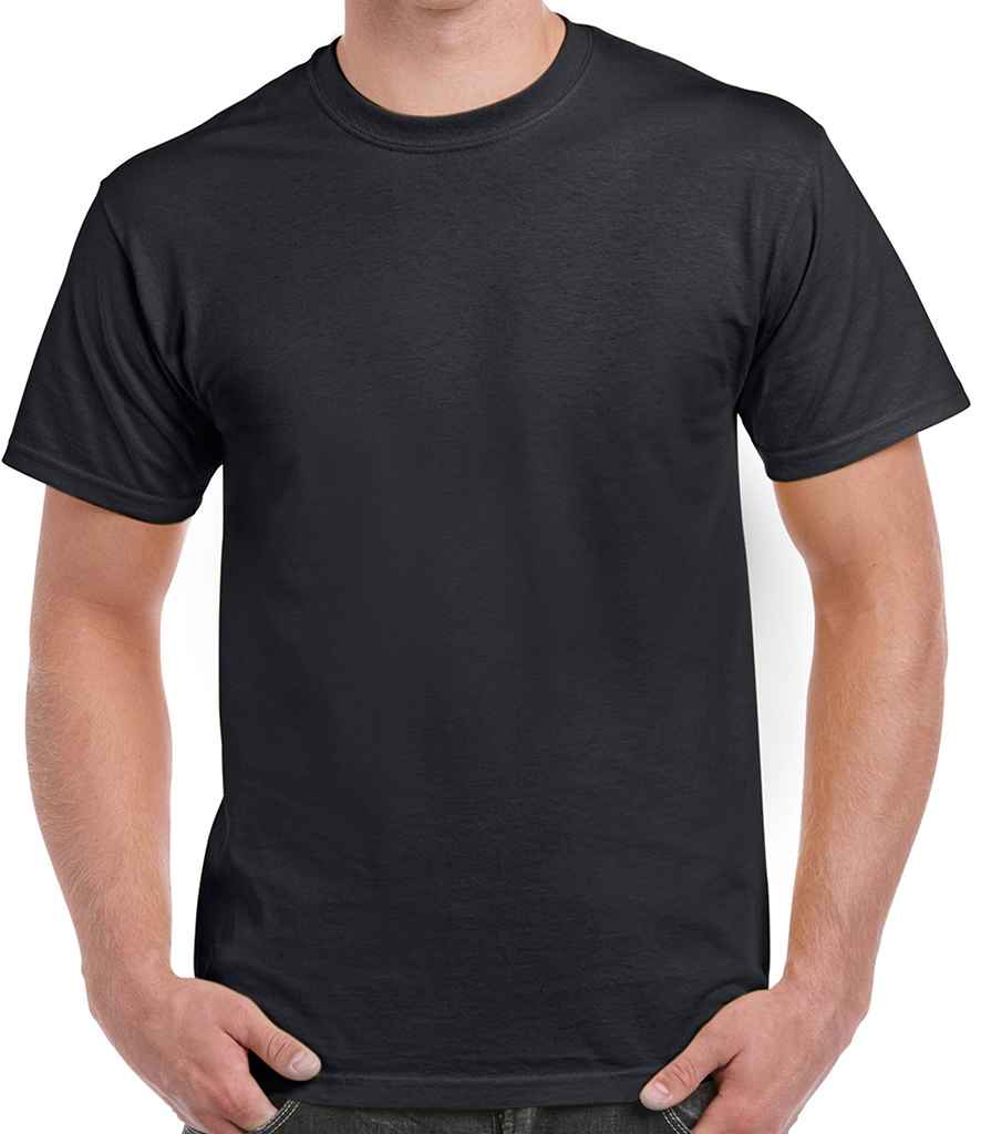 Gildan Ultra Cotton T-Shirt - (3rd Colours) in Black by Gildan — Custom branded clothing by Print Press, featuring premium embroidery produced in our specialist print lab in the UK.