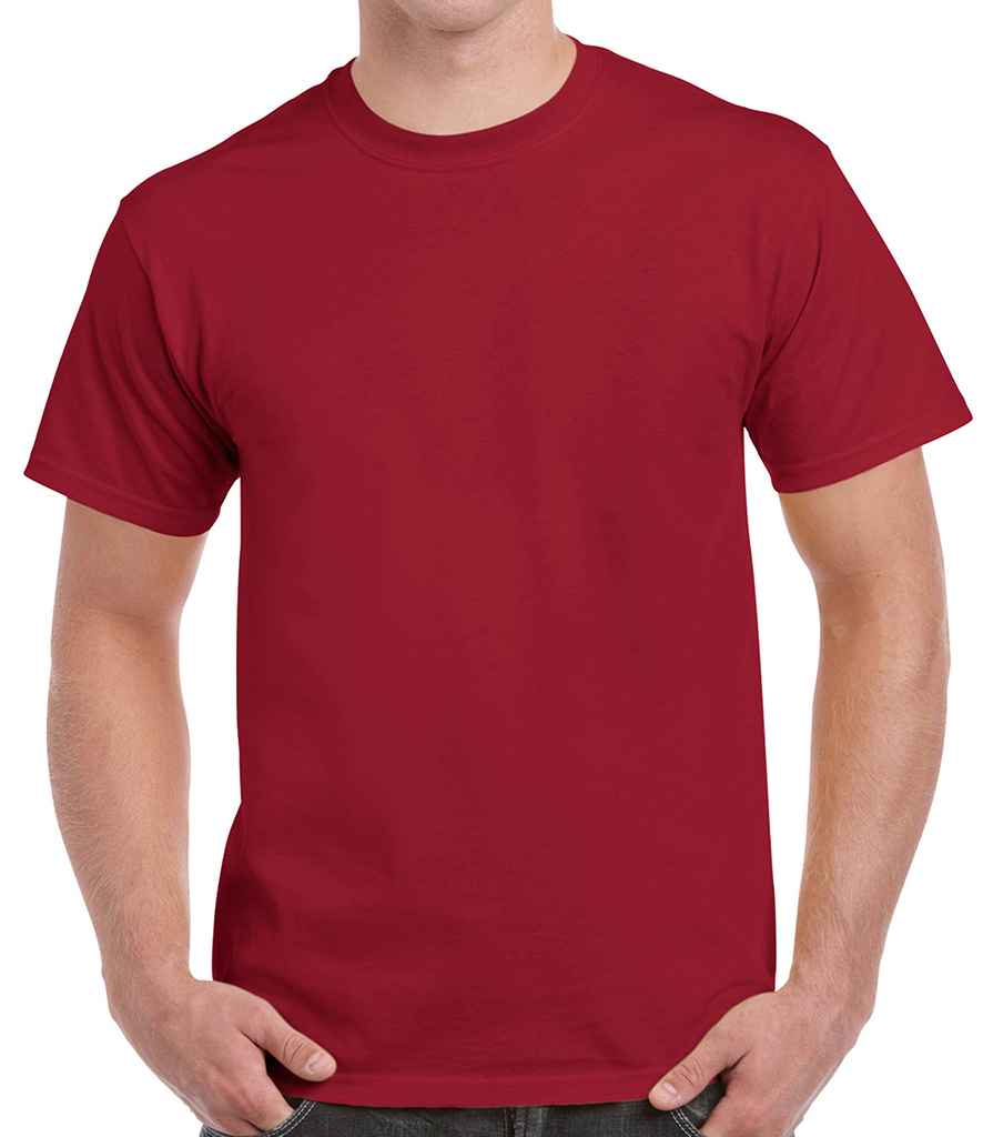 Gildan Ultra Cotton T-Shirt - (3rd Colours) in Cardinal Red by Gildan — Custom branded clothing by Print Press, featuring premium embroidery produced in our specialist print lab in the UK.