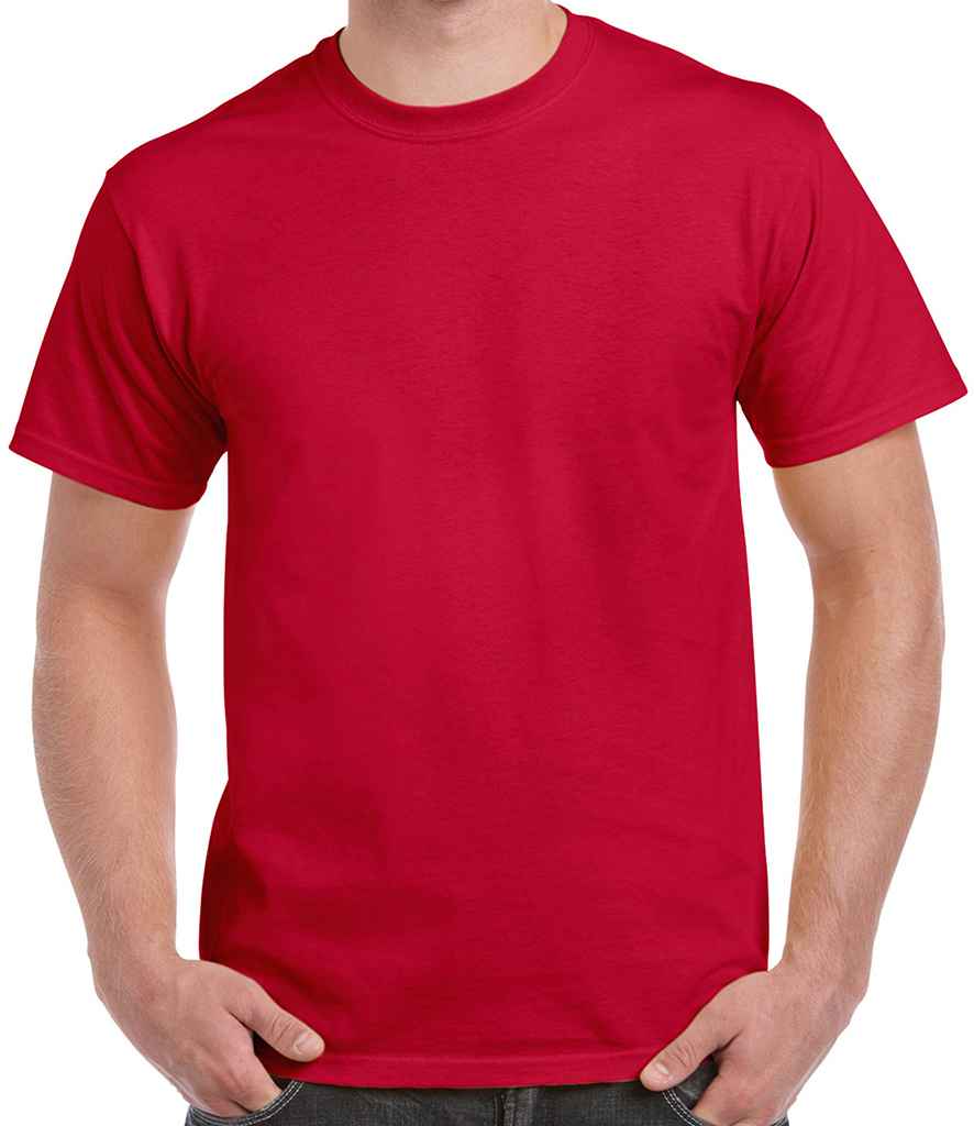 Gildan Ultra Cotton T-Shirt - (3rd Colours) in Cherry Red by Gildan — Custom branded clothing by Print Press, featuring premium embroidery produced in our specialist print lab in the UK.