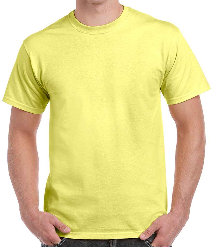 Gildan Ultra Cotton T-Shirt - (3rd Colours) in Cornsilk by Gildan — Custom branded clothing by Print Press, featuring premium embroidery produced in our specialist print lab in the UK.