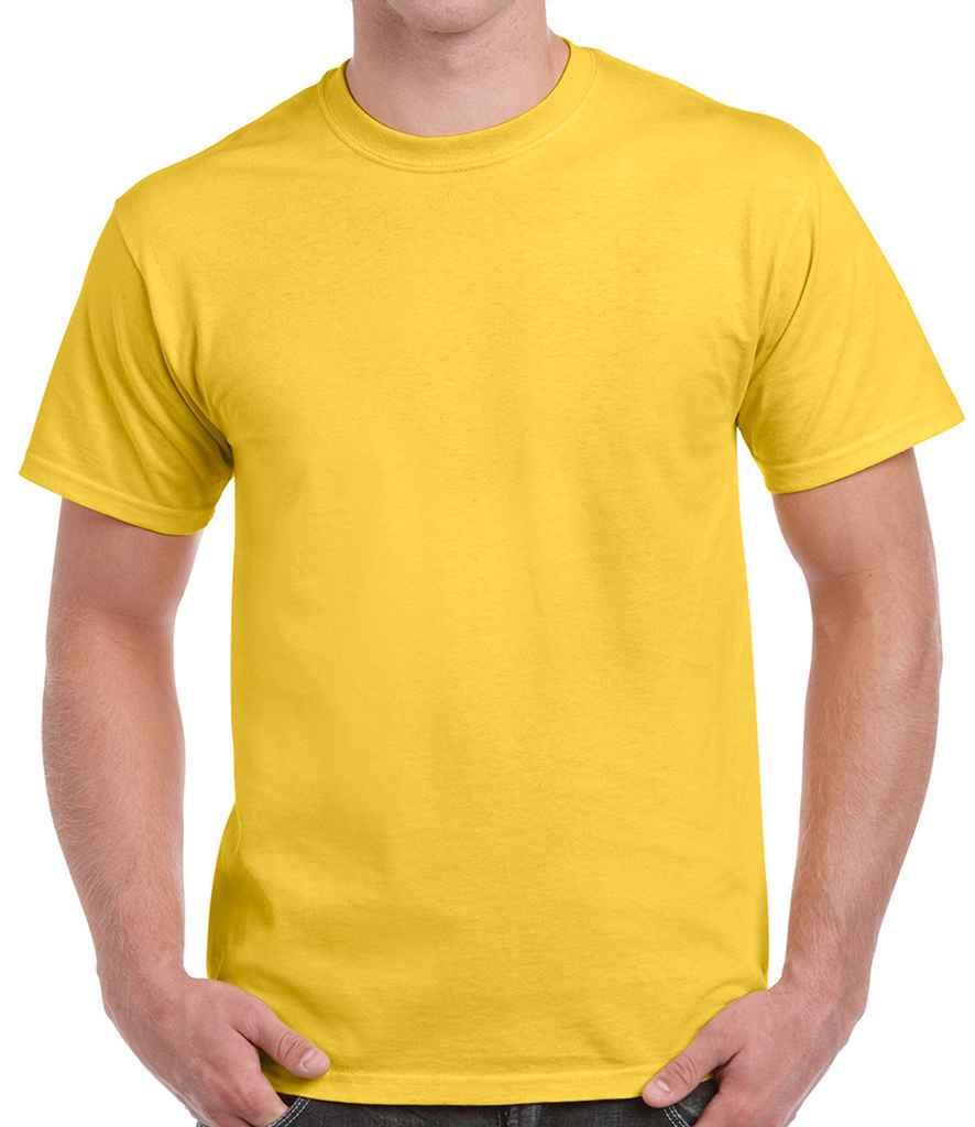 Gildan Ultra Cotton T-Shirt - (3rd Colours) in Daisy by Gildan — Custom branded clothing by Print Press, featuring premium embroidery produced in our specialist print lab in the UK.