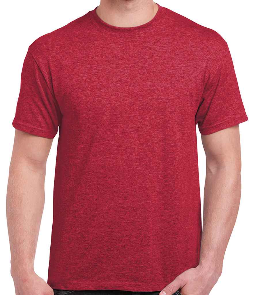 Gildan Ultra Cotton T-Shirt - (3rd Colours) in Heather Cardinal by Gildan — Custom branded clothing by Print Press, featuring premium embroidery produced in our specialist print lab in the UK.