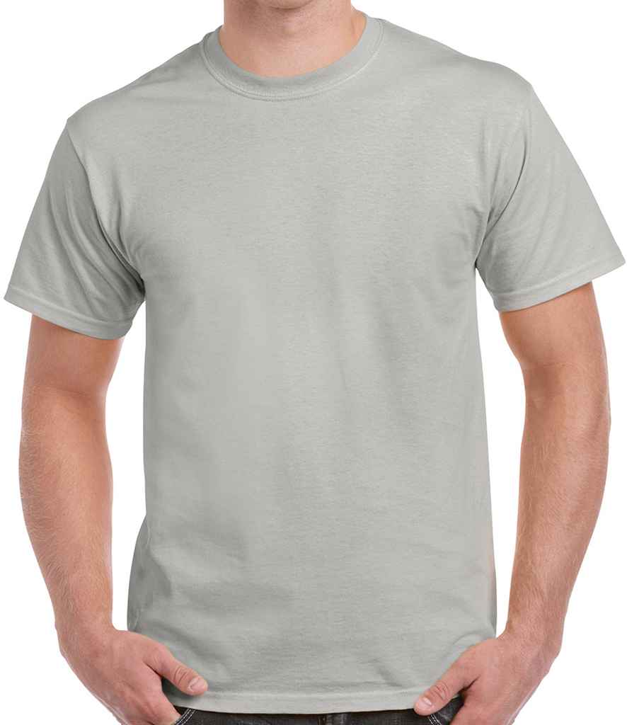 Gildan Ultra Cotton T-Shirt - (2nd Colours) in Ice Grey by Gildan — Custom branded clothing by Print Press, featuring premium embroidery produced in our specialist print lab in the UK.