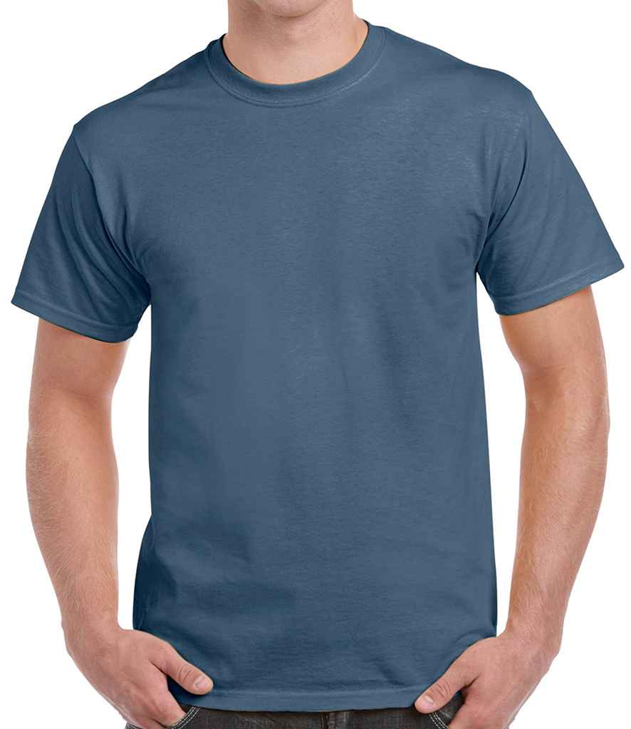 Gildan Ultra Cotton T-Shirt - (2nd Colours) in Indigo by Gildan — Custom branded clothing by Print Press, featuring premium embroidery produced in our specialist print lab in the UK.