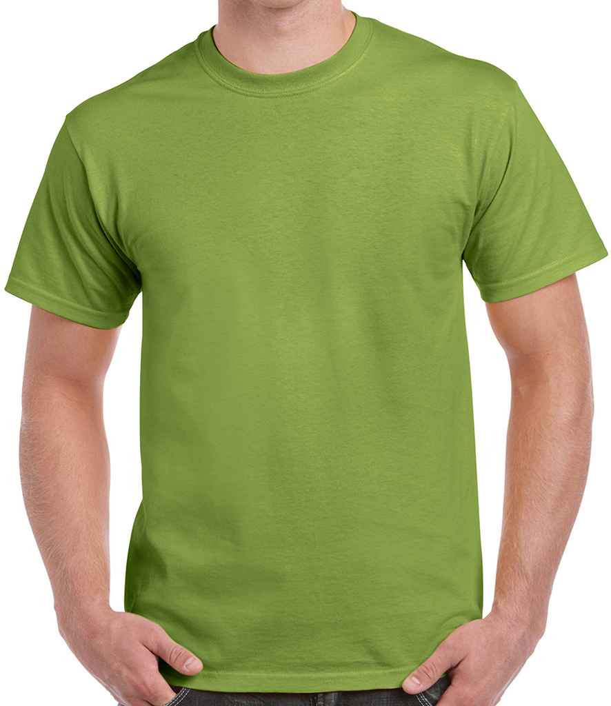 Gildan Ultra Cotton T-Shirt - (2nd Colours) in Kiwi by Gildan — Custom branded clothing by Print Press, featuring premium embroidery produced in our specialist print lab in the UK.