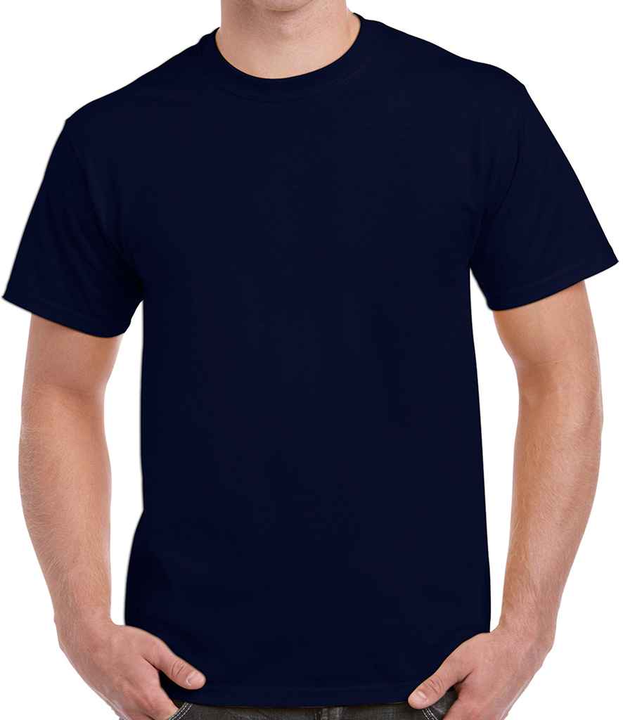 Gildan Ultra Cotton T-Shirt - (2nd Colours) in Navy by Gildan — Custom branded clothing by Print Press, featuring premium embroidery produced in our specialist print lab in the UK.