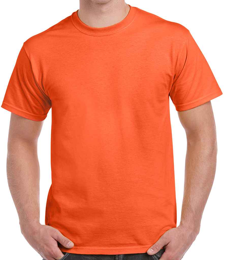 Gildan Ultra Cotton T-Shirt - (2nd Colours) in Orange by Gildan — Custom branded clothing by Print Press, featuring premium embroidery produced in our specialist print lab in the UK.