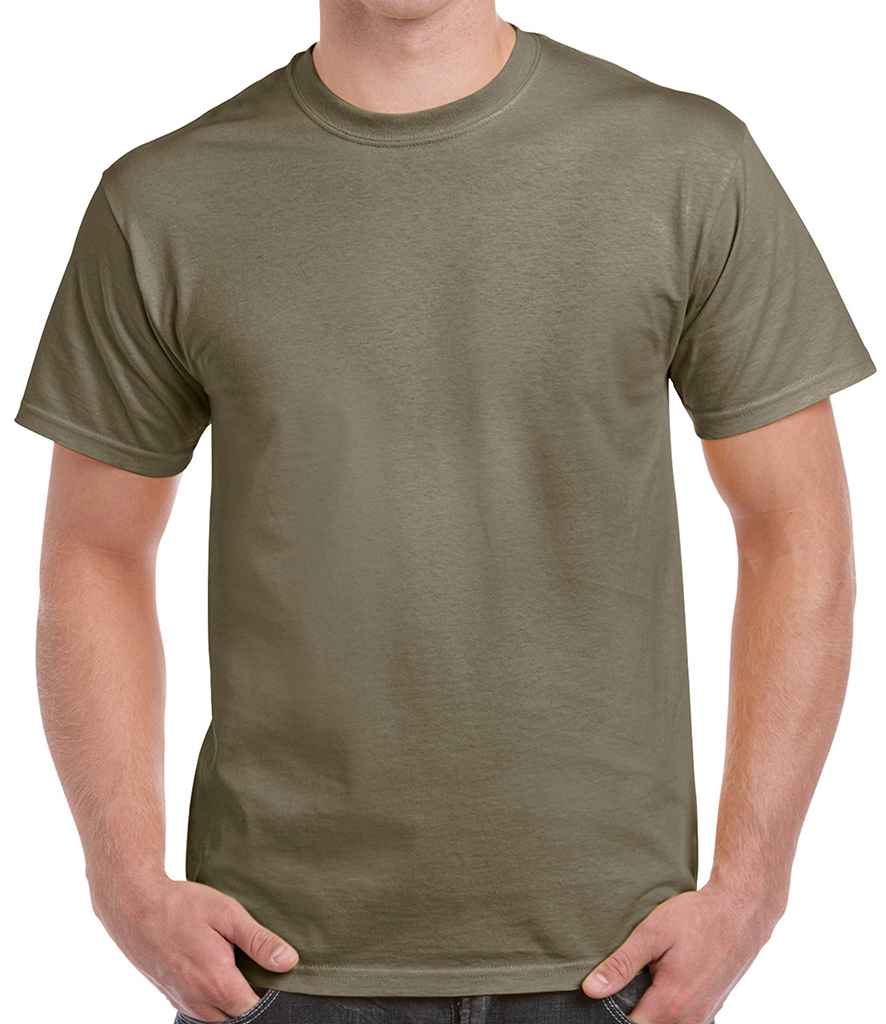 Gildan Ultra Cotton T-Shirt in Prairie Dust by Gildan — Custom branded clothing by Print Press, featuring premium embroidery produced in our specialist print lab in the UK.