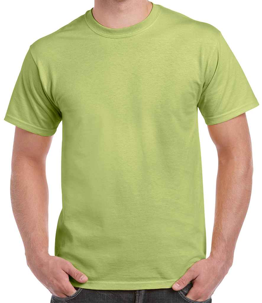 Gildan Ultra Cotton T-Shirt in Pistachio by Gildan — Custom branded clothing by Print Press, featuring premium embroidery produced in our specialist print lab in the UK.