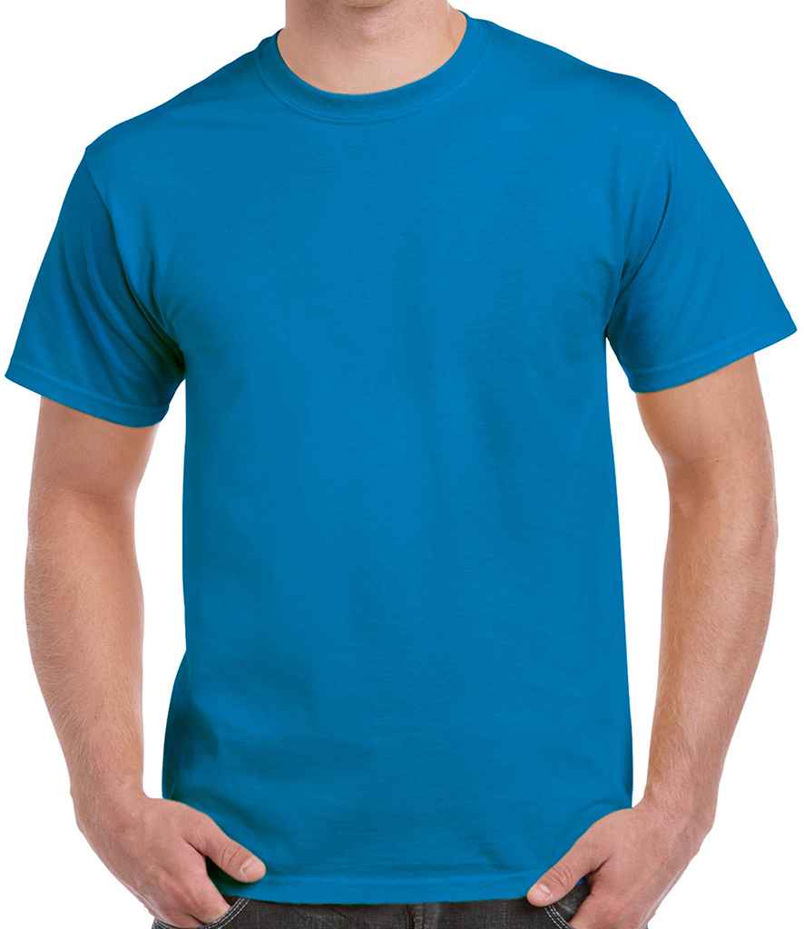 Gildan Ultra Cotton T-Shirt in Sapphire Blue by Gildan — Custom branded clothing by Print Press, featuring premium embroidery produced in our specialist print lab in the UK.