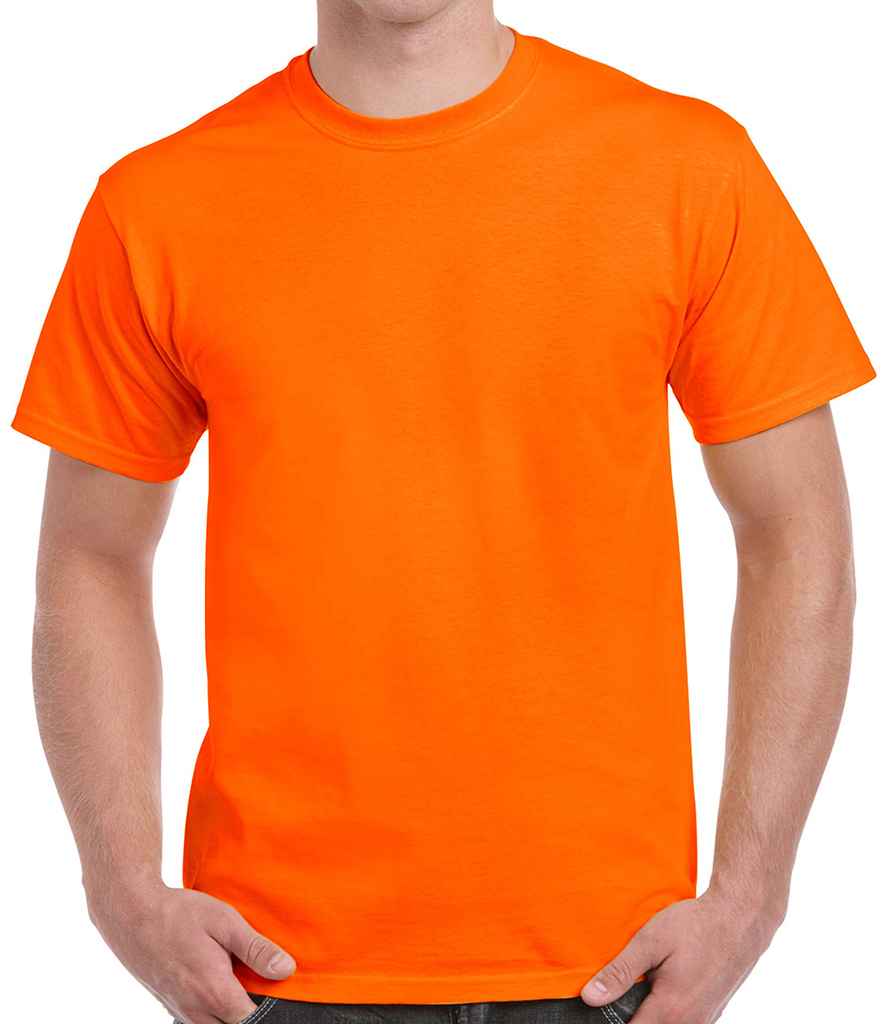 Gildan Ultra Cotton T-Shirt in S Orange by Gildan — Custom branded clothing by Print Press, featuring premium embroidery produced in our specialist print lab in the UK.