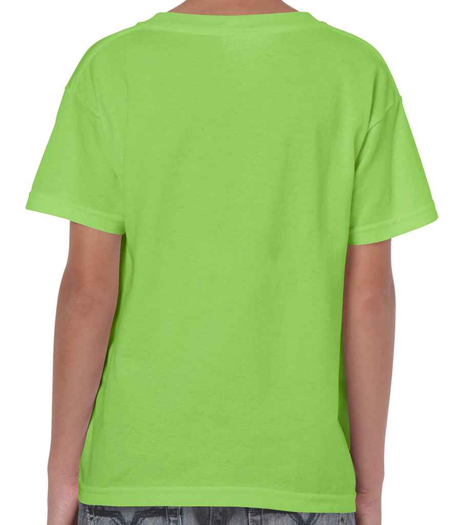 Gildan Kids Heavy Cotton T-Shirt in by Gildan — Custom branded clothing by Print Press, featuring premium embroidery produced in our specialist print lab in the UK.