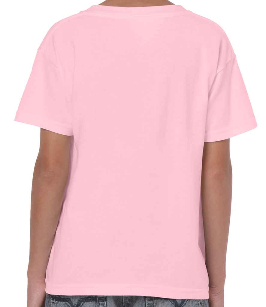 Gildan Kids Heavy Cotton T-Shirt in by Gildan — Custom branded clothing by Print Press, featuring premium embroidery produced in our specialist print lab in the UK.