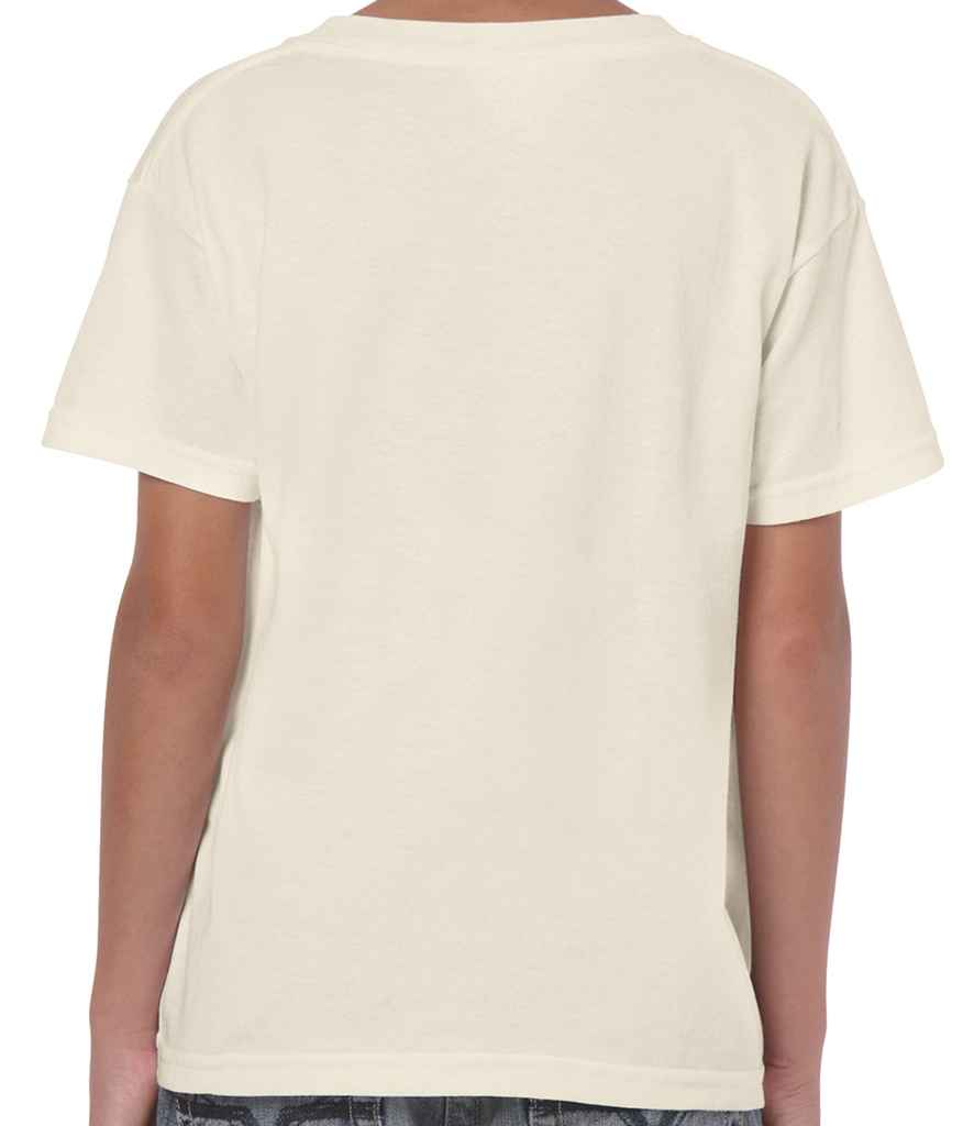 Gildan Kids Heavy Cotton T-Shirt in by Gildan — Custom branded clothing by Print Press, featuring premium embroidery produced in our specialist print lab in the UK.