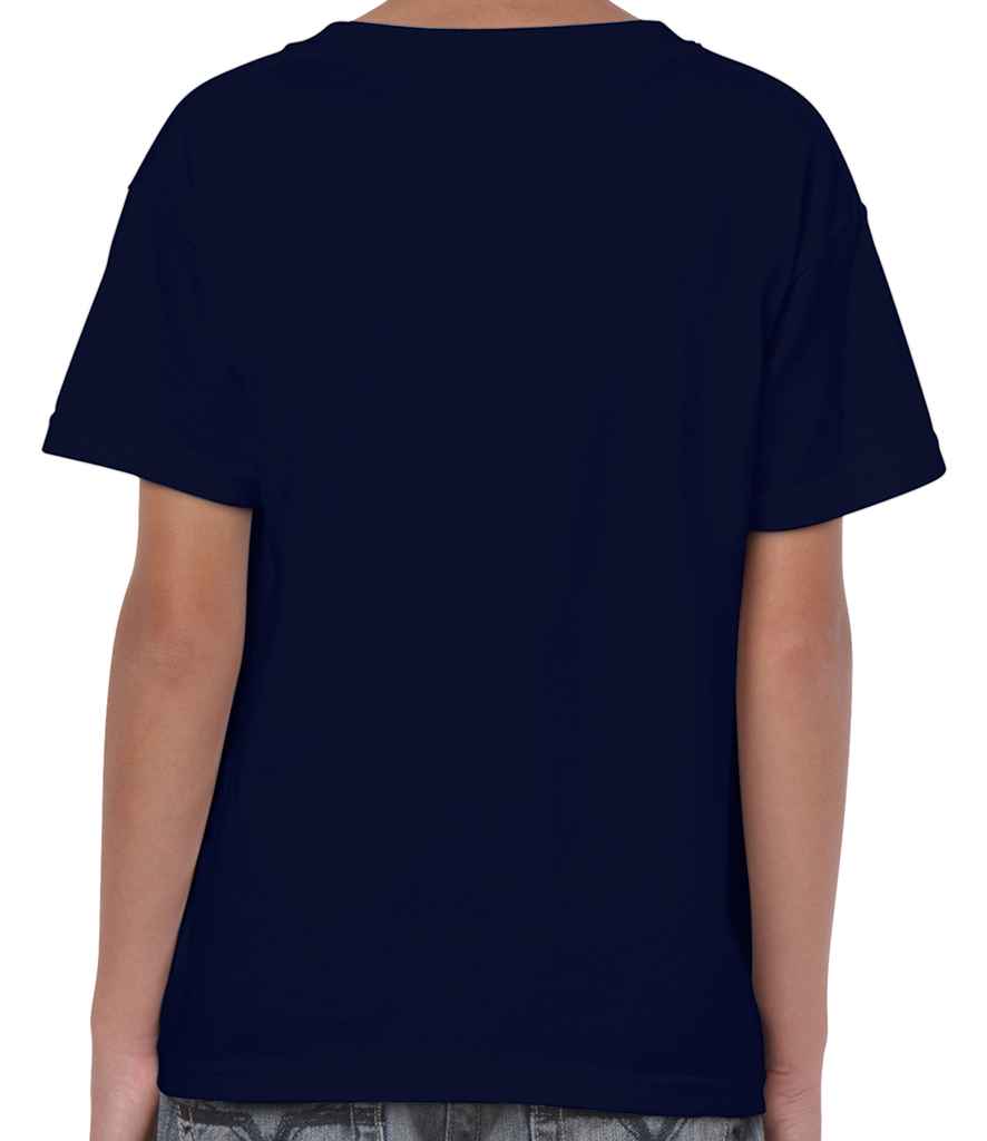 Gildan Kids Heavy Cotton T-Shirt in by Gildan — Custom branded clothing by Print Press, featuring premium embroidery produced in our specialist print lab in the UK.
