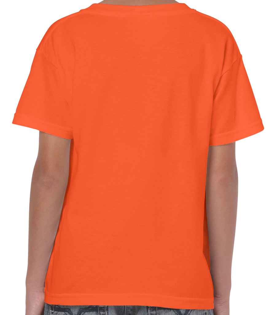 Gildan Kids Heavy Cotton T-Shirt in by Gildan — Custom branded clothing by Print Press, featuring premium embroidery produced in our specialist print lab in the UK.