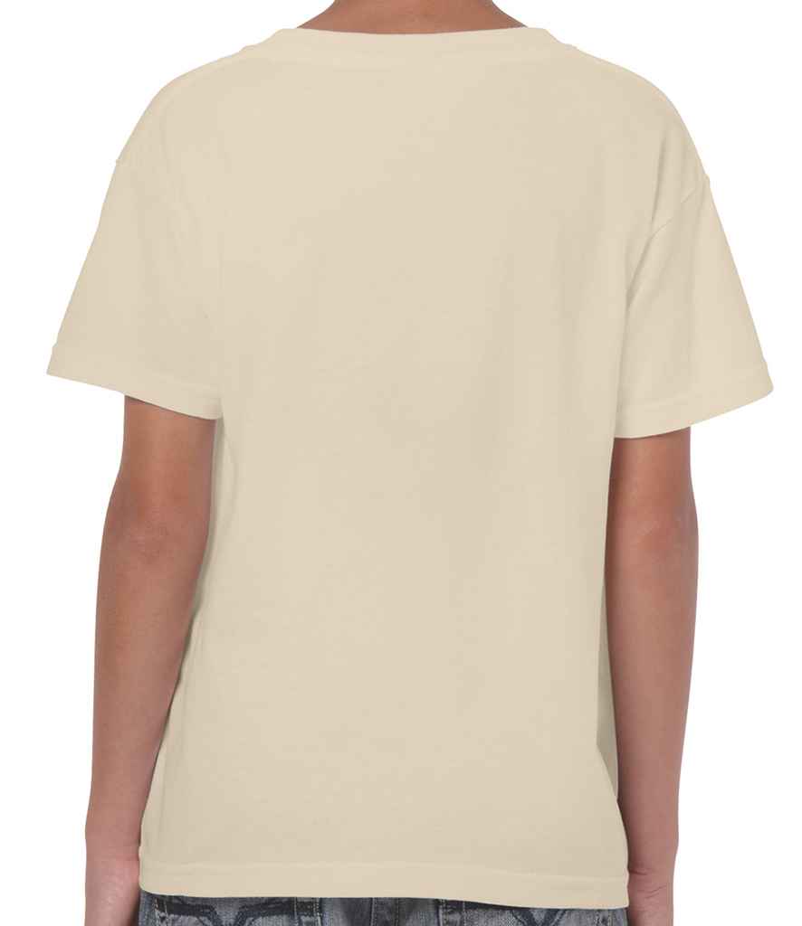 Gildan Kids Heavy Cotton T-Shirt in by Gildan — Custom branded clothing by Print Press, featuring premium embroidery produced in our specialist print lab in the UK.