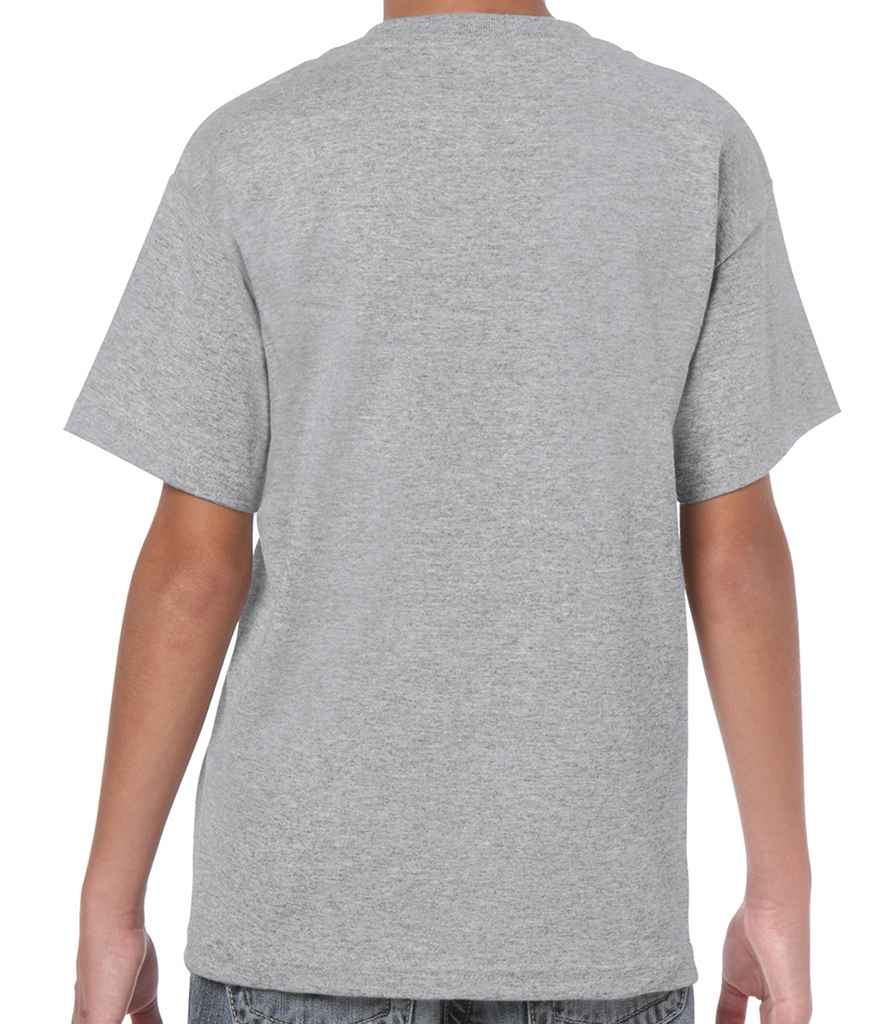 Gildan Kids Heavy Cotton T-Shirt in by Gildan — Custom branded clothing by Print Press, featuring premium embroidery produced in our specialist print lab in the UK.