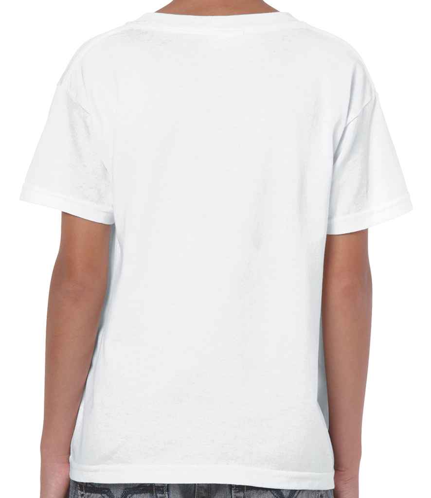 Gildan Kids Heavy Cotton T-Shirt in by Gildan — Custom branded clothing by Print Press, featuring premium embroidery produced in our specialist print lab in the UK.