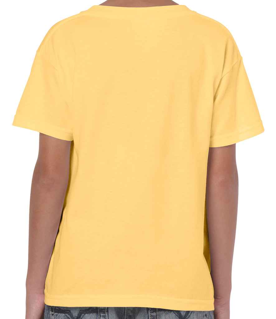 Gildan Kids Heavy Cotton T-Shirt in by Gildan — Custom branded clothing by Print Press, featuring premium embroidery produced in our specialist print lab in the UK.