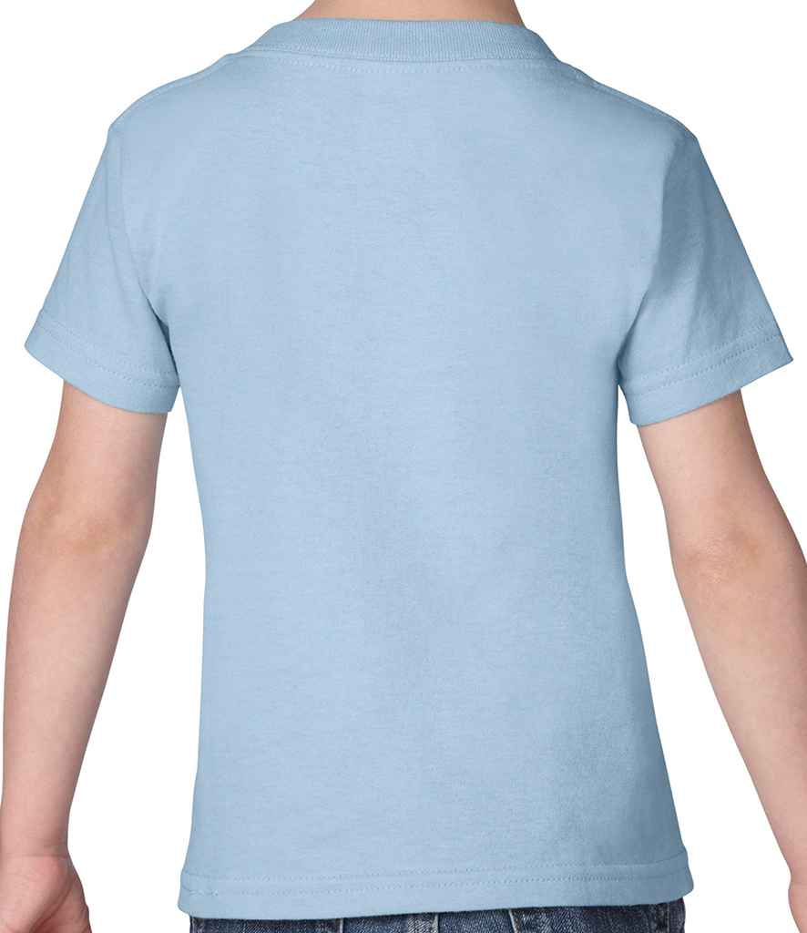 Gildan Heavy Cotton Toddler T-Shirt in by Gildan — Custom branded clothing by Print Press, featuring premium embroidery produced in our specialist print lab in the UK.