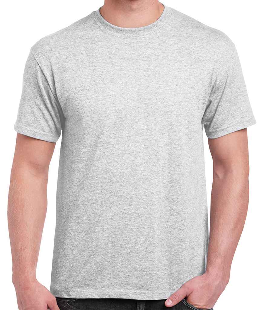 Gildan Heavy Cotton T-Shirt - (2nd Colours) in Ash by Gildan — Custom branded clothing by Print Press, featuring premium embroidery produced in our specialist print lab in the UK.