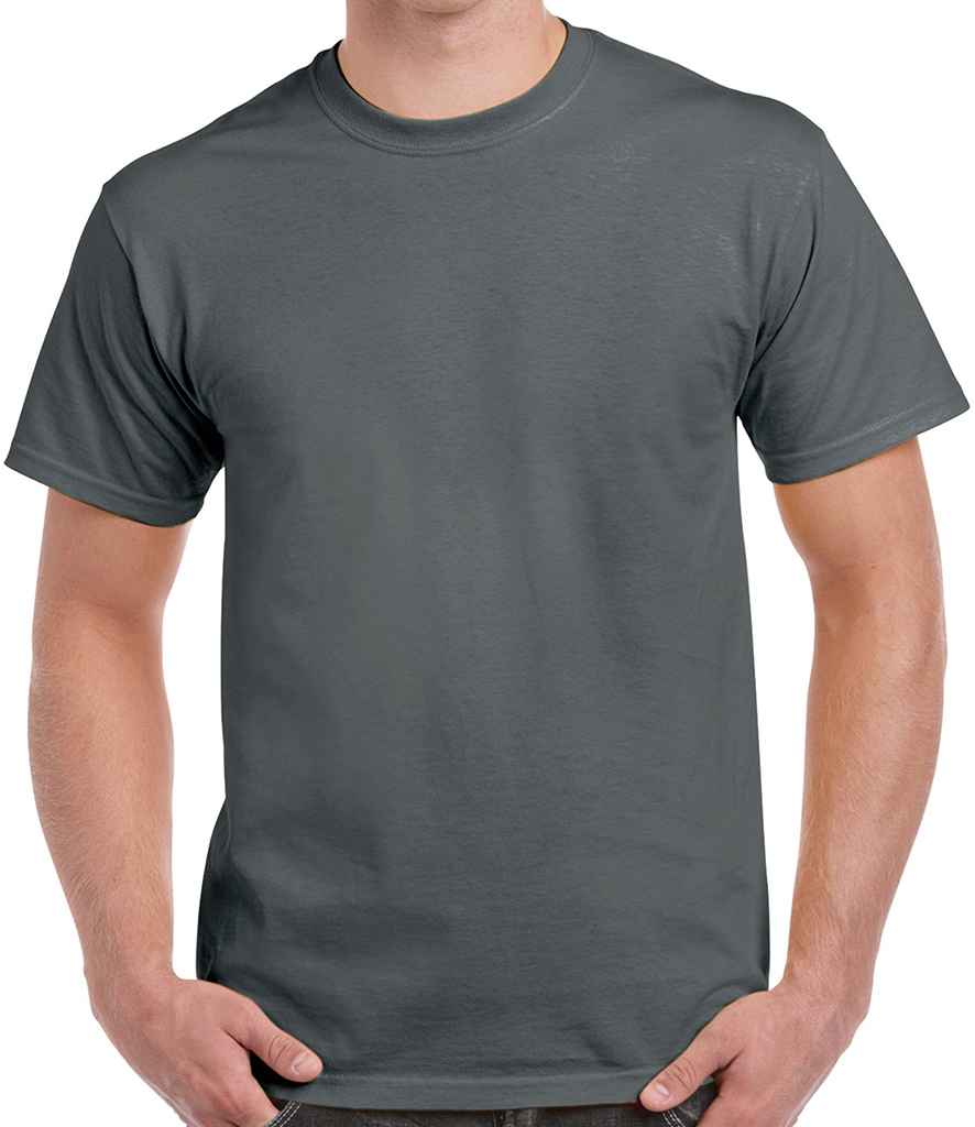 Gildan Heavy Cotton T-Shirt - (2nd Colours) in Charcoal by Gildan — Custom branded clothing by Print Press, featuring premium embroidery produced in our specialist print lab in the UK.