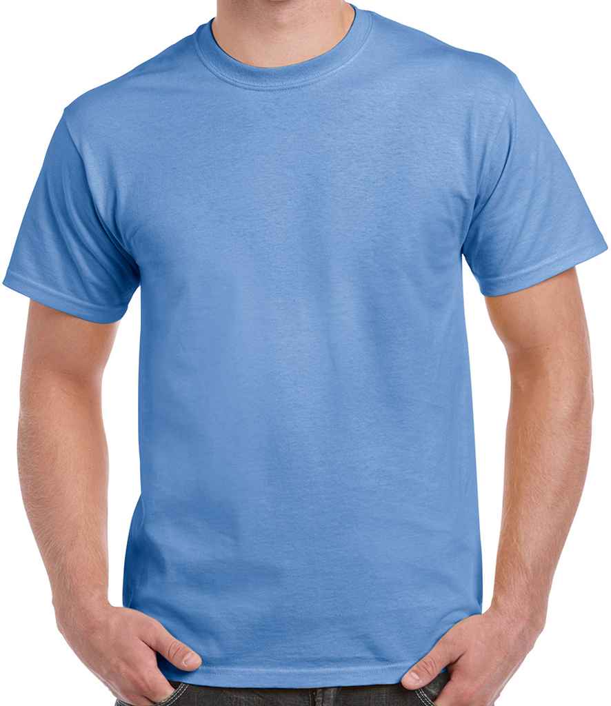 Gildan Heavy Cotton T-Shirt - (2nd Colours) in Carolina Blue by Gildan — Custom branded clothing by Print Press, featuring premium embroidery produced in our specialist print lab in the UK.