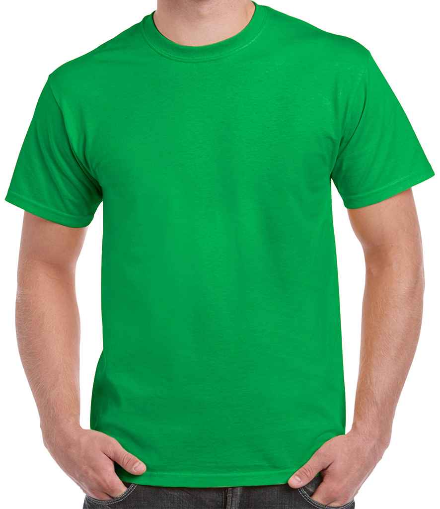 Gildan Heavy Cotton T-Shirt - (3rd Colours) in Irish Green by Gildan — Custom branded clothing by Print Press, featuring premium embroidery produced in our specialist print lab in the UK.