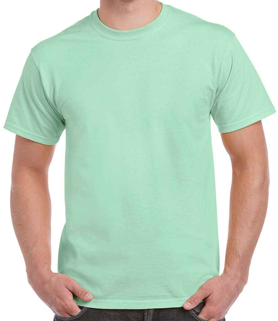 Gildan Heavy Cotton T-Shirt - (3rd Colours) in Mint by Gildan — Custom branded clothing by Print Press, featuring premium embroidery produced in our specialist print lab in the UK.