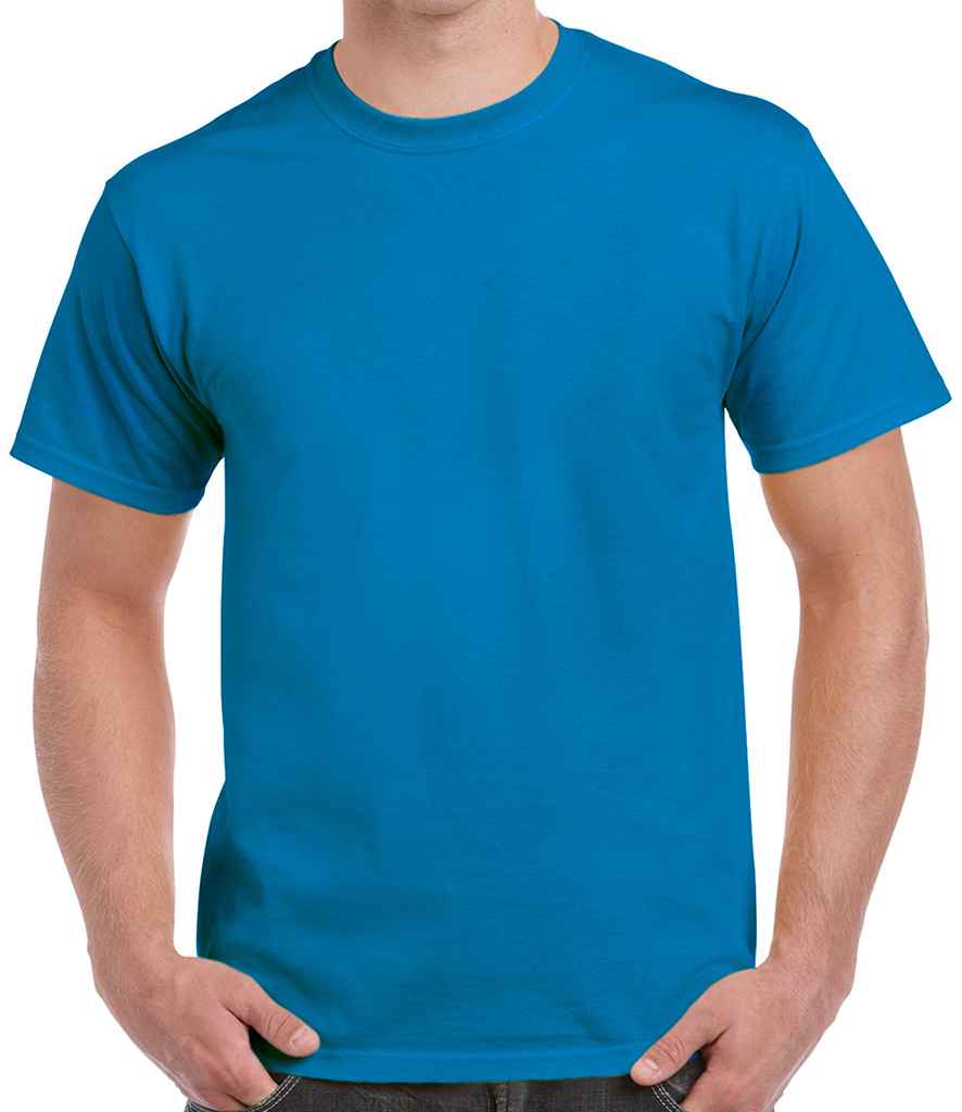 Gildan Heavy Cotton T-Shirt - (3rd Colours) in Sapphire Blue by Gildan — Custom branded clothing by Print Press, featuring premium embroidery produced in our specialist print lab in the UK.
