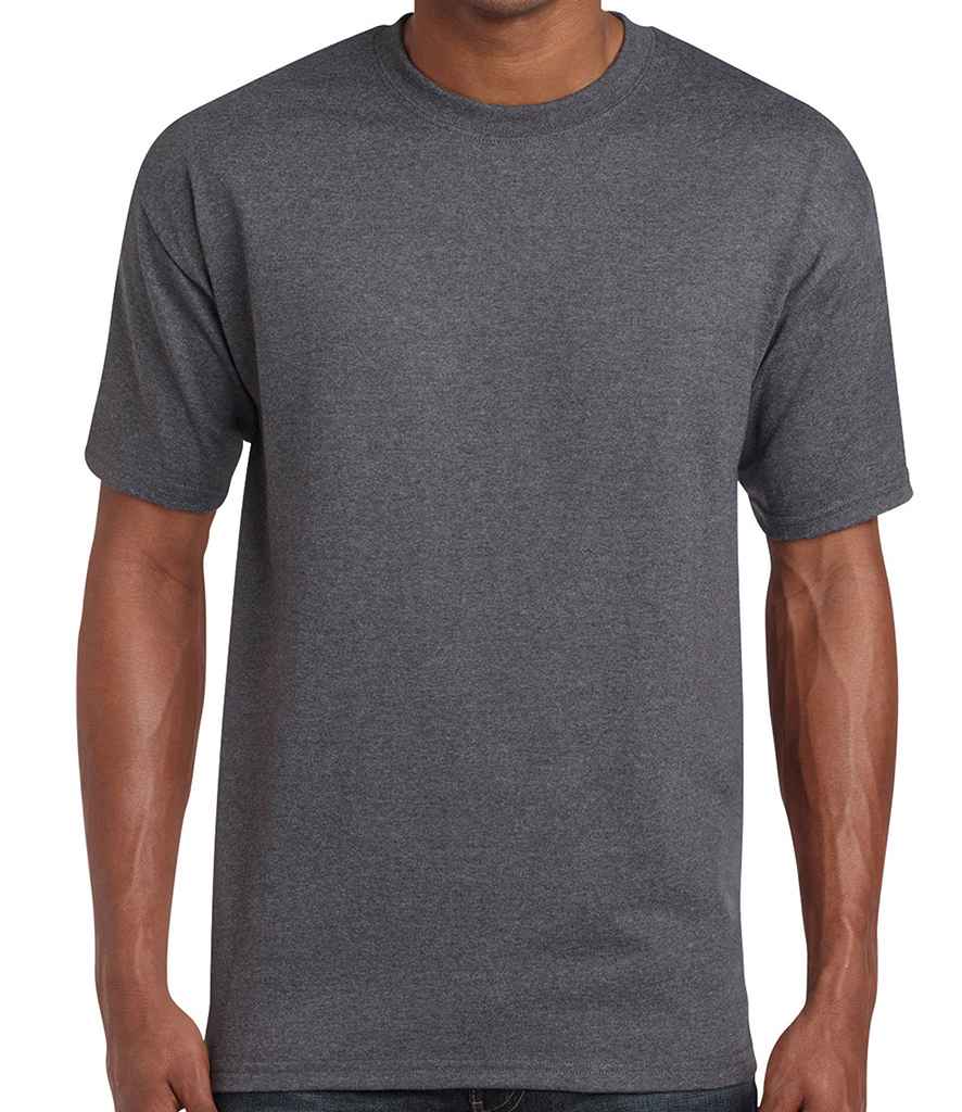 Gildan Heavy Cotton T-Shirt - (3rd Colours) in Tweed by Gildan — Custom branded clothing by Print Press, featuring premium embroidery produced in our specialist print lab in the UK.