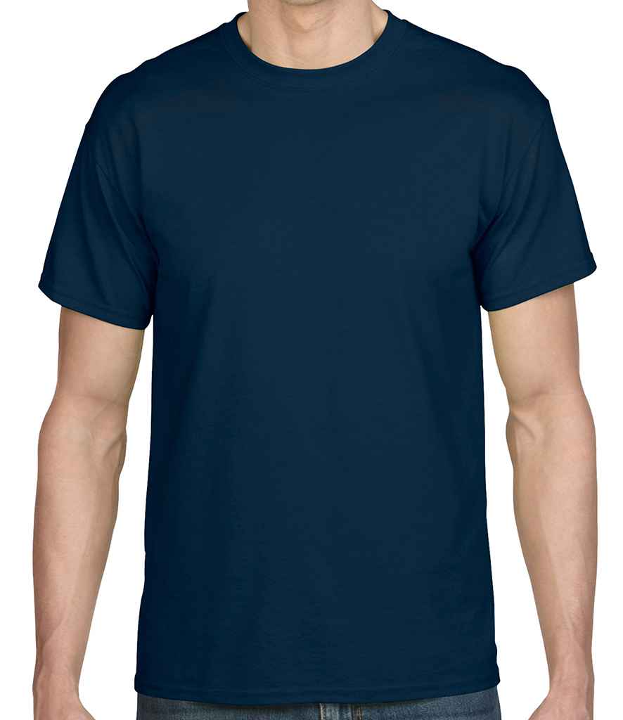 Gildan DryBlend T-Shirt in Navy by Gildan — Custom branded clothing by Print Press, featuring premium embroidery produced in our specialist print lab in the UK.