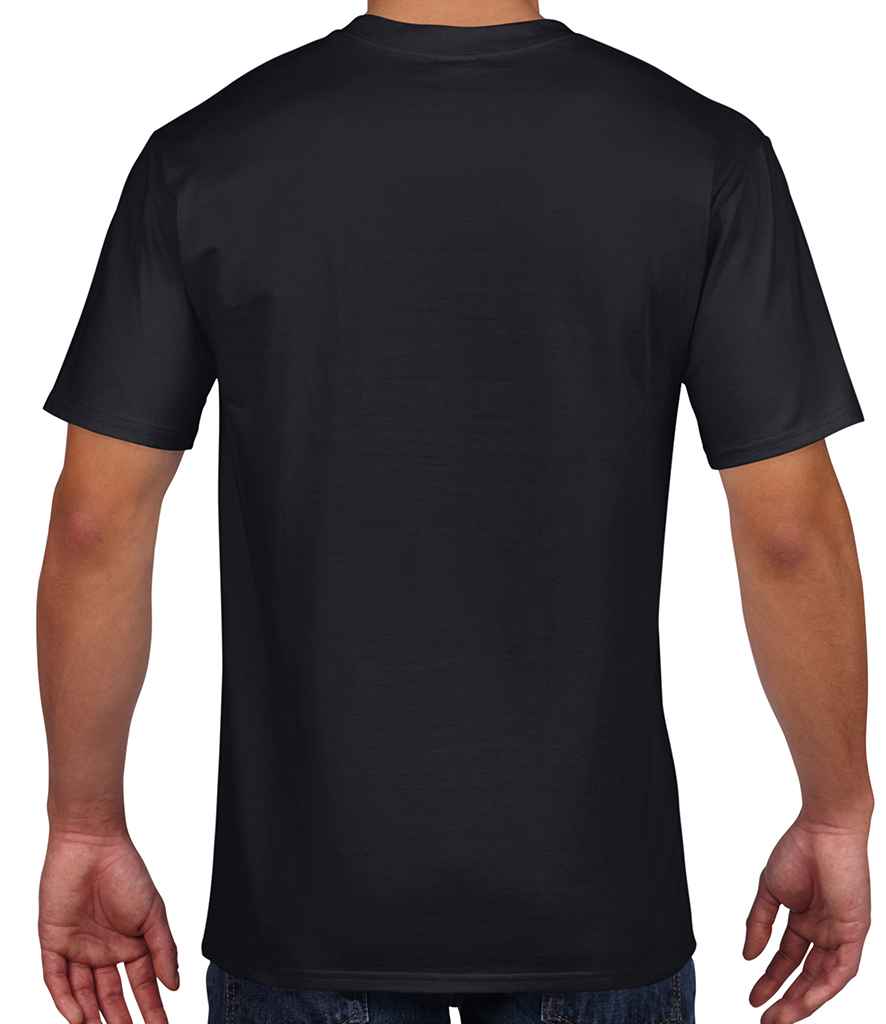 Gildan Premium Cotton T-Shirt in by Gildan — Custom branded clothing by Print Press, featuring premium embroidery produced in our specialist print lab in the UK.