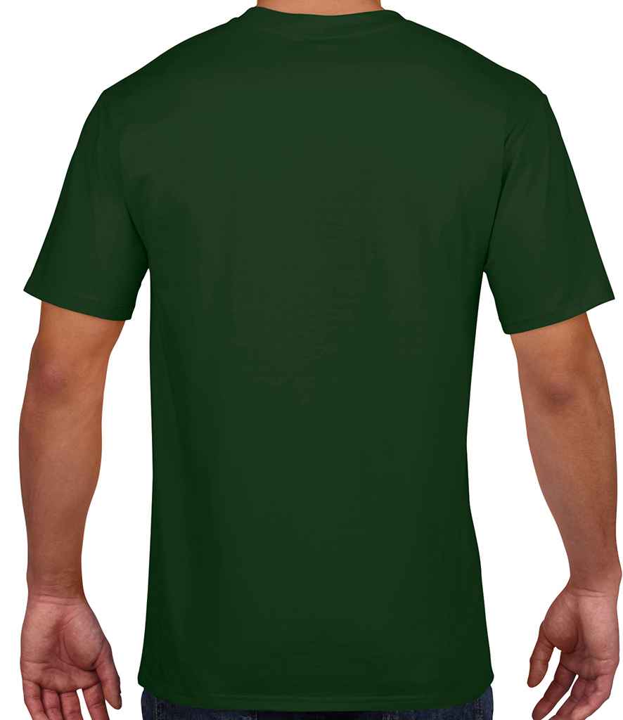 Gildan Premium Cotton T-Shirt in by Gildan — Custom branded clothing by Print Press, featuring premium embroidery produced in our specialist print lab in the UK.