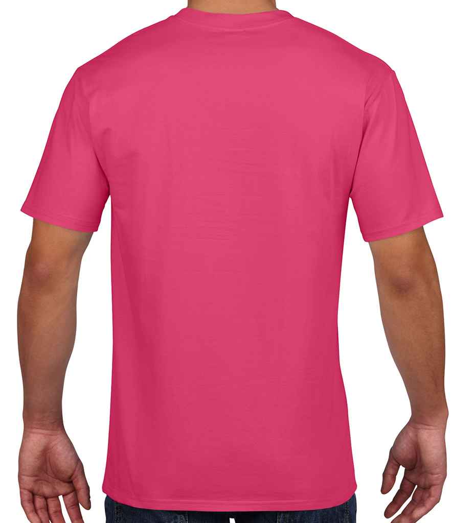 Gildan Premium Cotton T-Shirt in by Gildan — Custom branded clothing by Print Press, featuring premium embroidery produced in our specialist print lab in the UK.