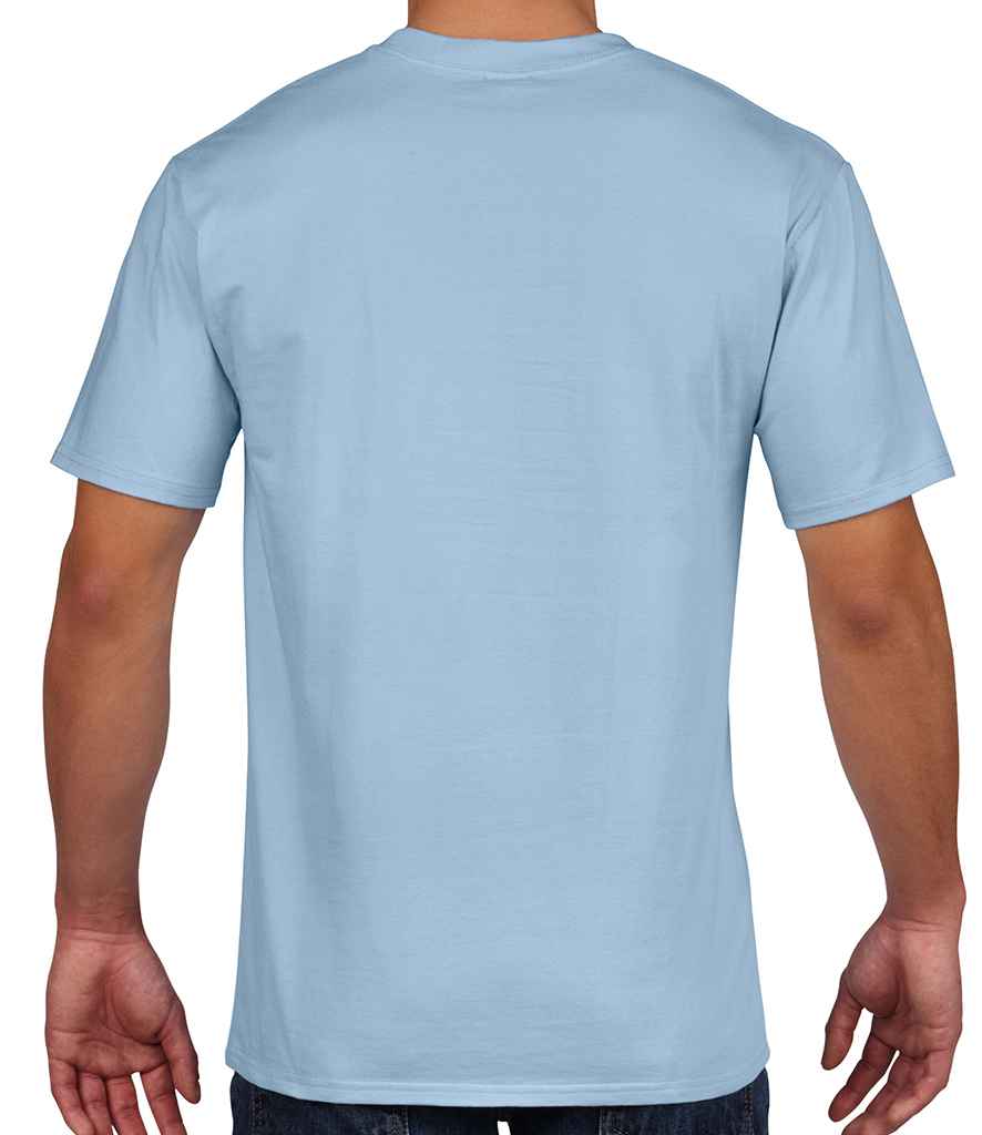 Gildan Premium Cotton T-Shirt in by Gildan — Custom branded clothing by Print Press, featuring premium embroidery produced in our specialist print lab in the UK.