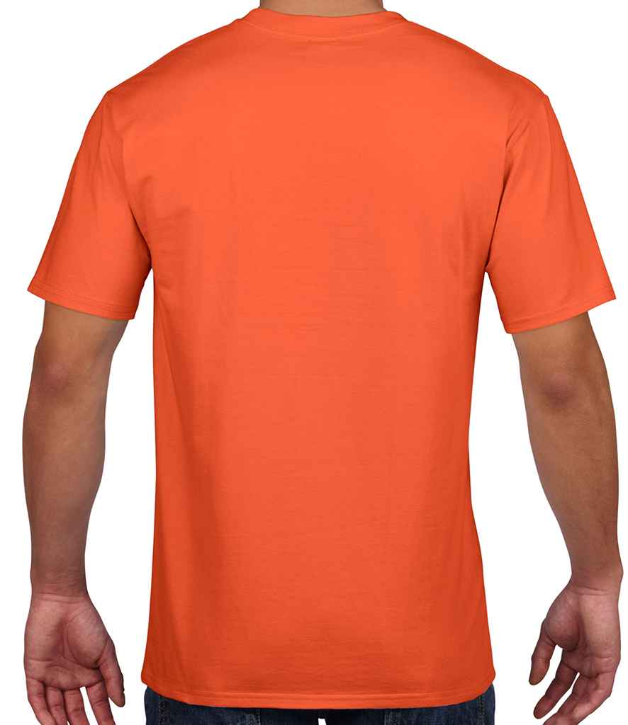 Gildan Premium Cotton T-Shirt in by Gildan — Custom branded clothing by Print Press, featuring premium embroidery produced in our specialist print lab in the UK.