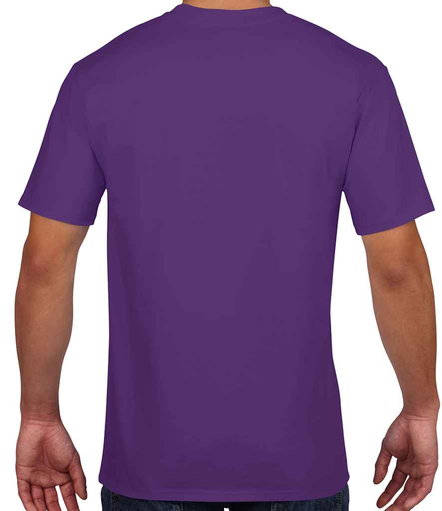 Gildan Premium Cotton T-Shirt in by Gildan — Custom branded clothing by Print Press, featuring premium embroidery produced in our specialist print lab in the UK.