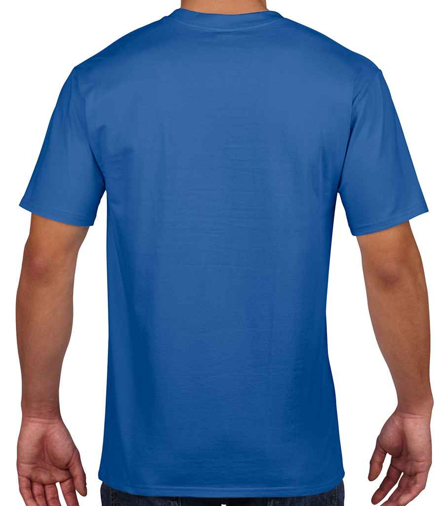 Gildan Premium Cotton T-Shirt in by Gildan — Custom branded clothing by Print Press, featuring premium embroidery produced in our specialist print lab in the UK.