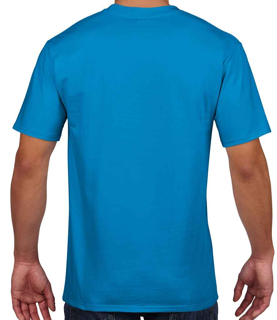 Gildan Premium Cotton T-Shirt in by Gildan — Custom branded clothing by Print Press, featuring premium embroidery produced in our specialist print lab in the UK.
