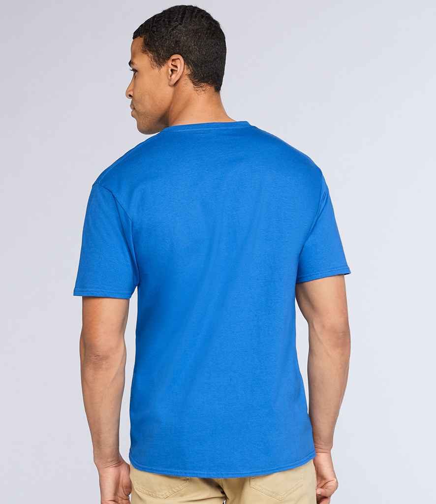 Gildan Premium Cotton V Neck T-Shirt in by Gildan — Custom branded clothing by Print Press, featuring premium embroidery produced in our specialist print lab in the UK.